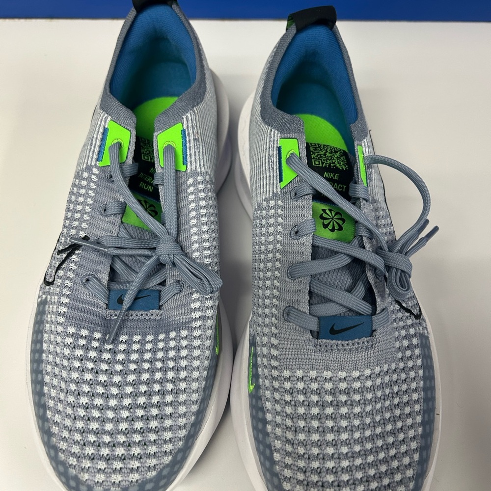 Nike Gray and Neon Green Sneakers